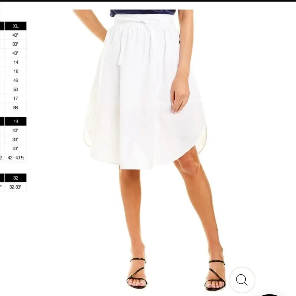 Vince Wide Hem A-Line Skirt